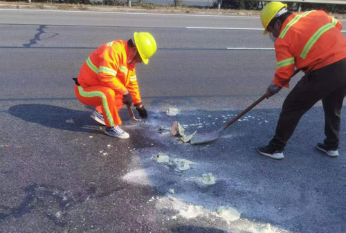 平湖公路下沉注浆加固